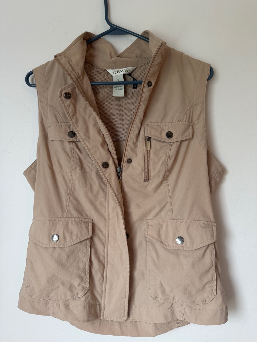 Orvis Women's Beige Utility Field Vest